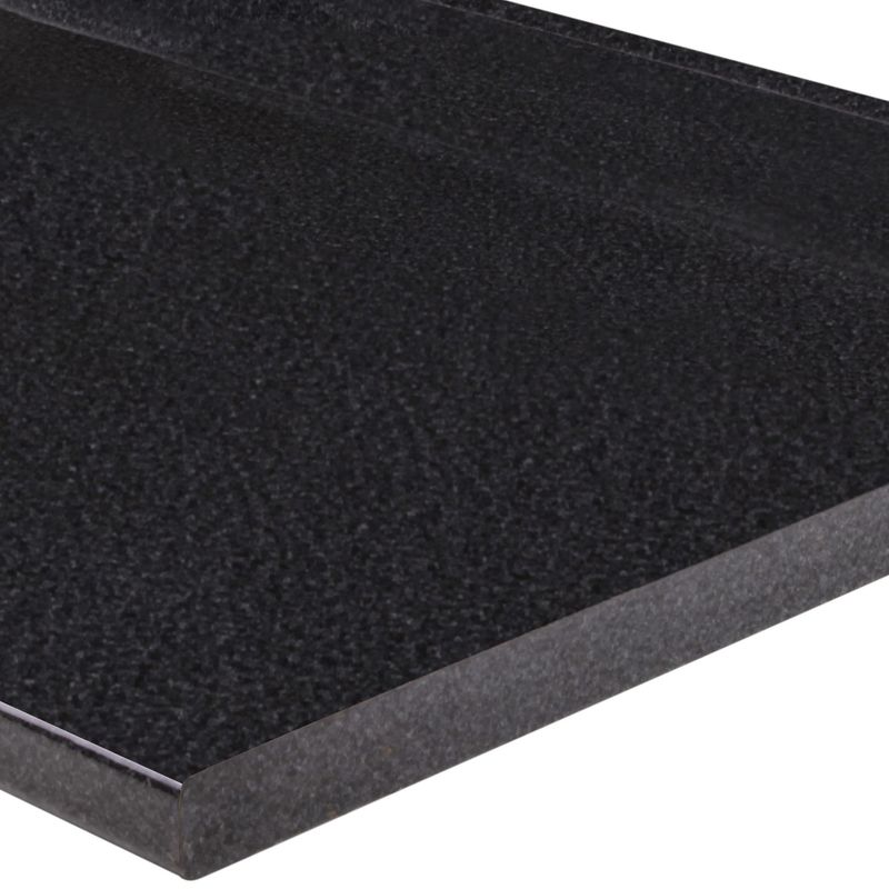 FILHER - Cubierta para Mesón de Cocina 122x50 cm de Melamina Granito Negro