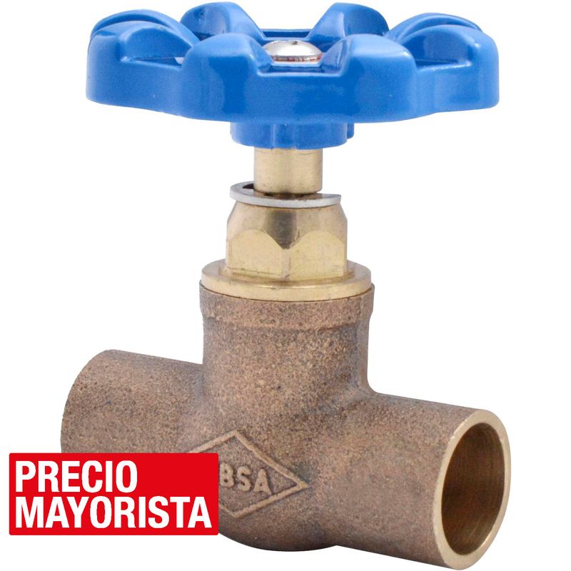 NIBSA - Llave de paso 1/2" SO SO metal