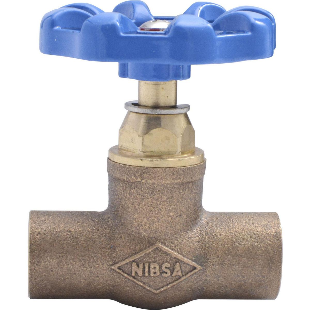 NIBSA - Llave de Paso 1/2" SO SO Bronce