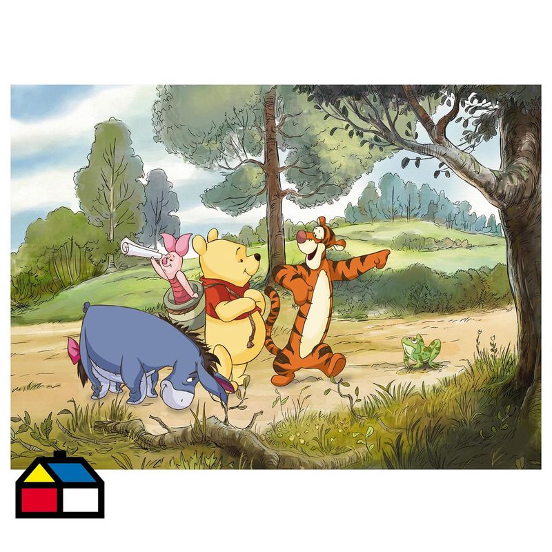 DISNEY - Papel Fotomural Winnie Pooh 4,6 m2
