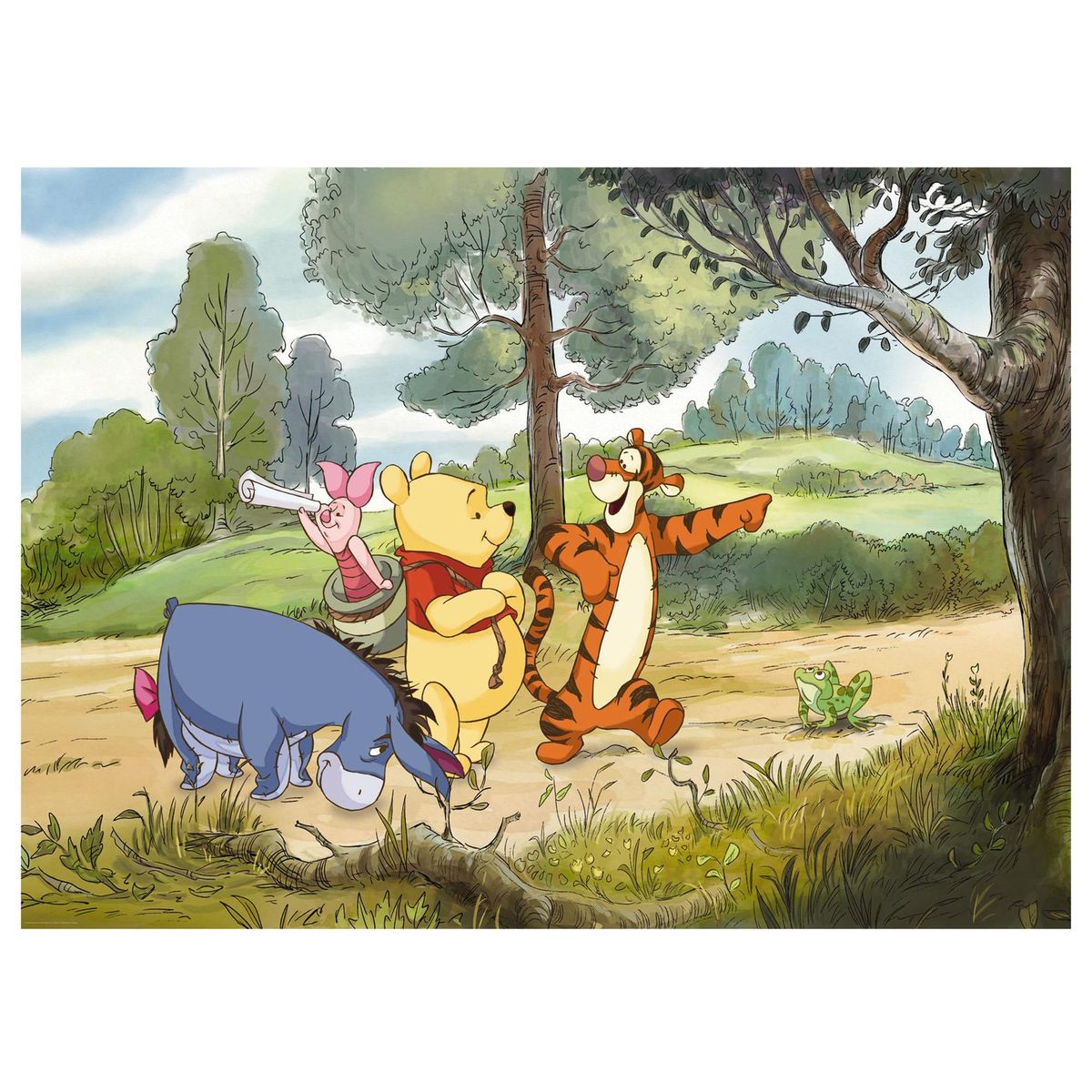 DISNEY - Papel Fotomural Winnie Pooh 4,6 m2