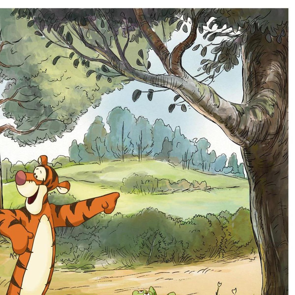 DISNEY - Papel Fotomural Winnie Pooh 4,6 m2