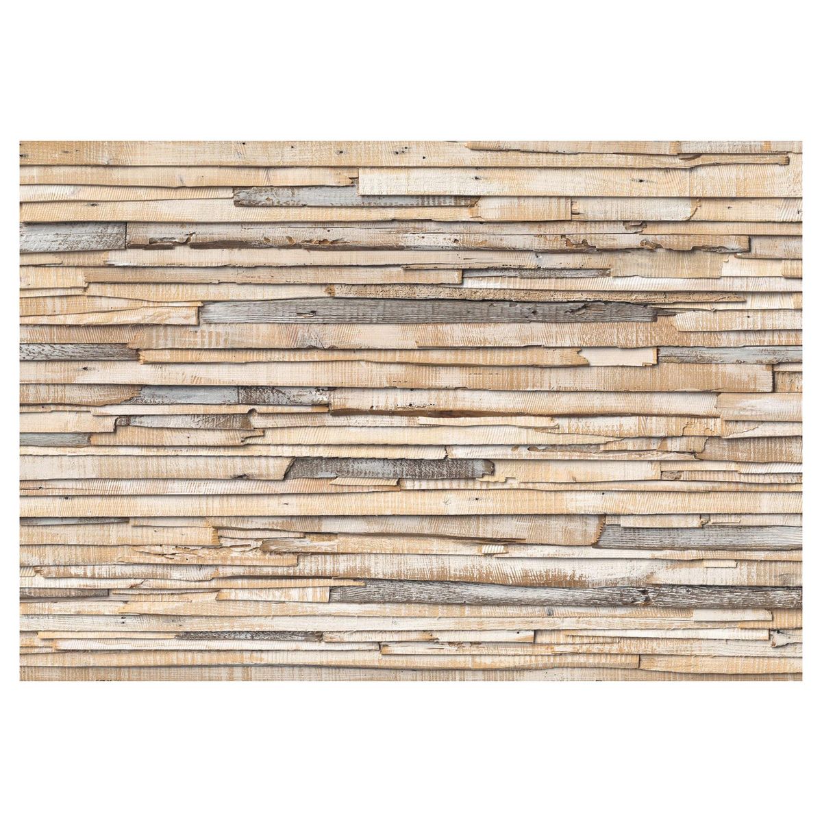 KOMAR - Papel Fotomural 8 Paneles Madera 9,35 m2