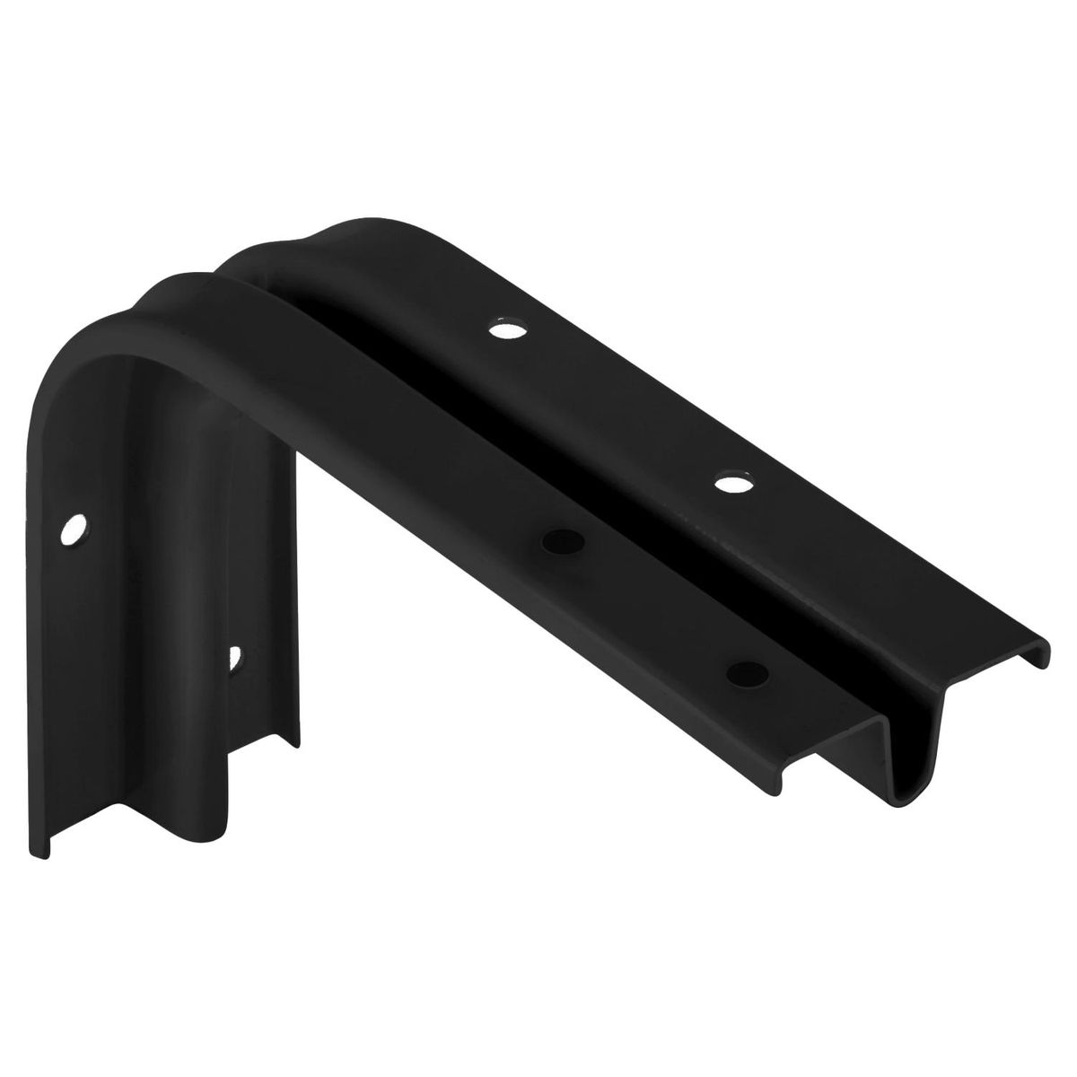 DUCASSE - Soporte para repisa metal 10x15 cm negro