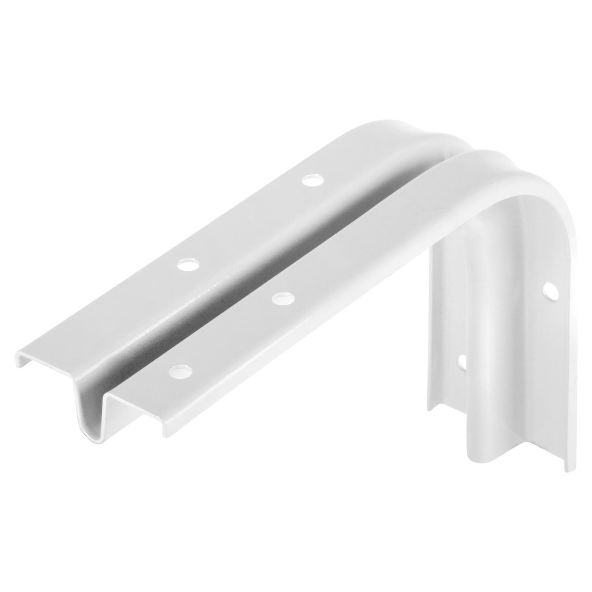 DUCASSE - Soporte para repisa metal 15x20 cm blanco