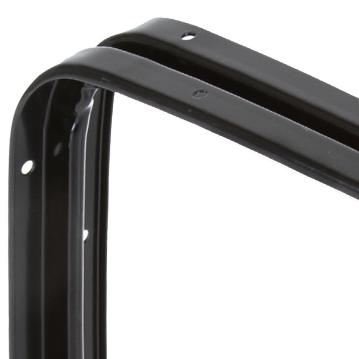 DUCASSE - Soporte para repisa metal 15x20 cm negro