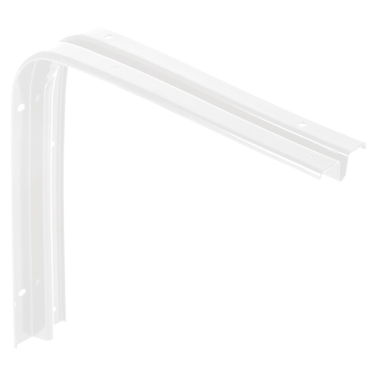 DUCASSE - Soporte para repisa metal 20x25 cm blanco