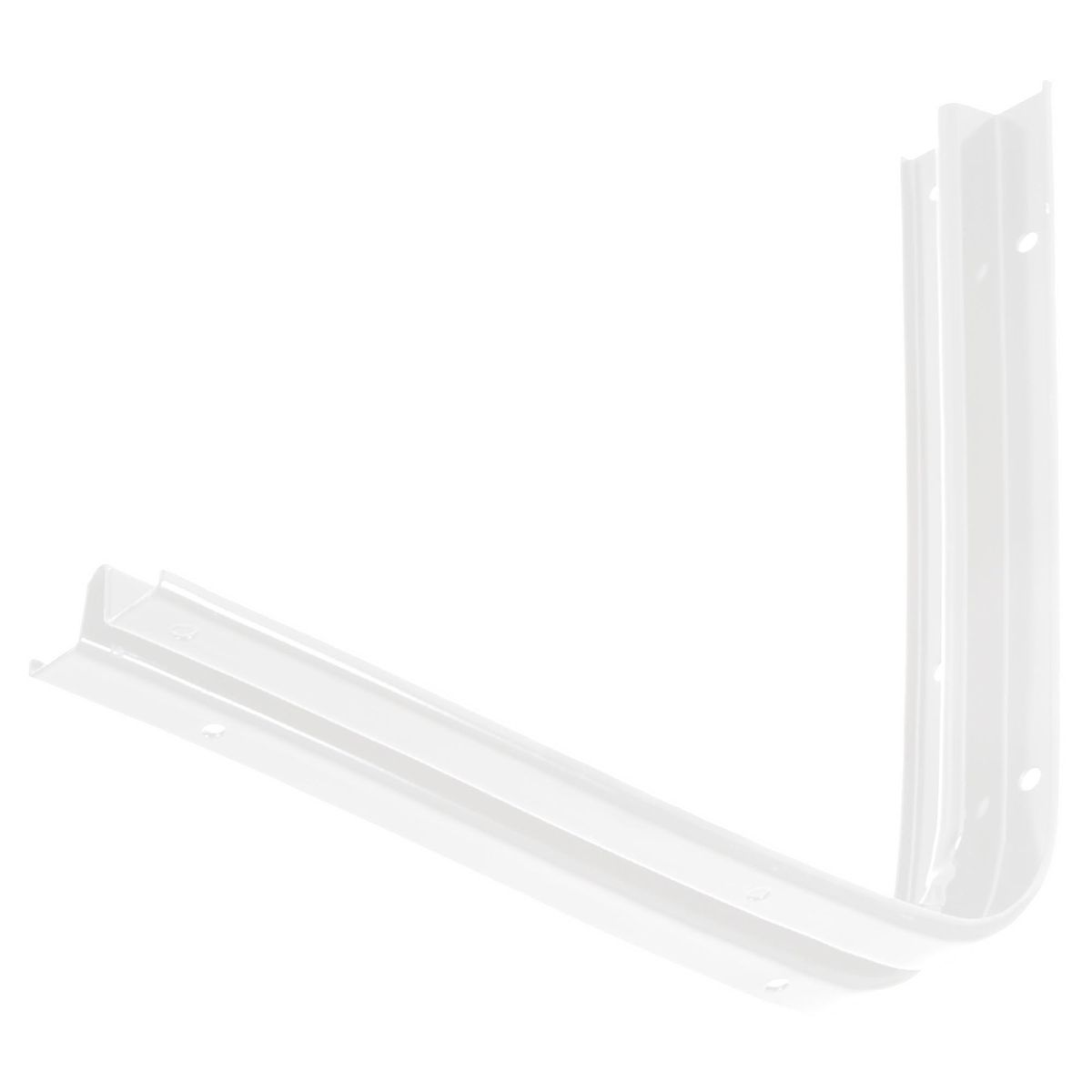 DUCASSE - Soporte para repisa metal 20x25 cm blanco