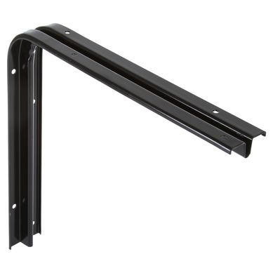 Soporte para repisa metal 20x25 cm negro