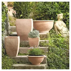 JUST HOME COLLECTION - Macetero de arcilla terracota