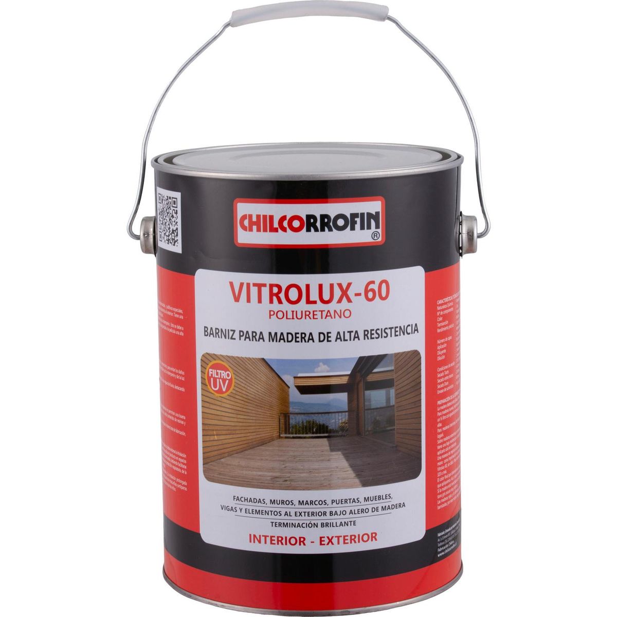 CHILCORROFIN - Barniz para Madera Brillante 1 galón(es) Nogal