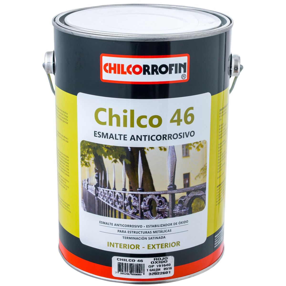 CHILCORROFIN - Esmalte Anticorrosivo Lata 1 galón(es) Mate Rojo