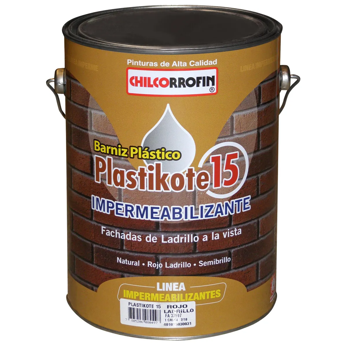 CHILCORROFIN - Barniz Impermeabilizante Mate 1 galón(es) Incoloro