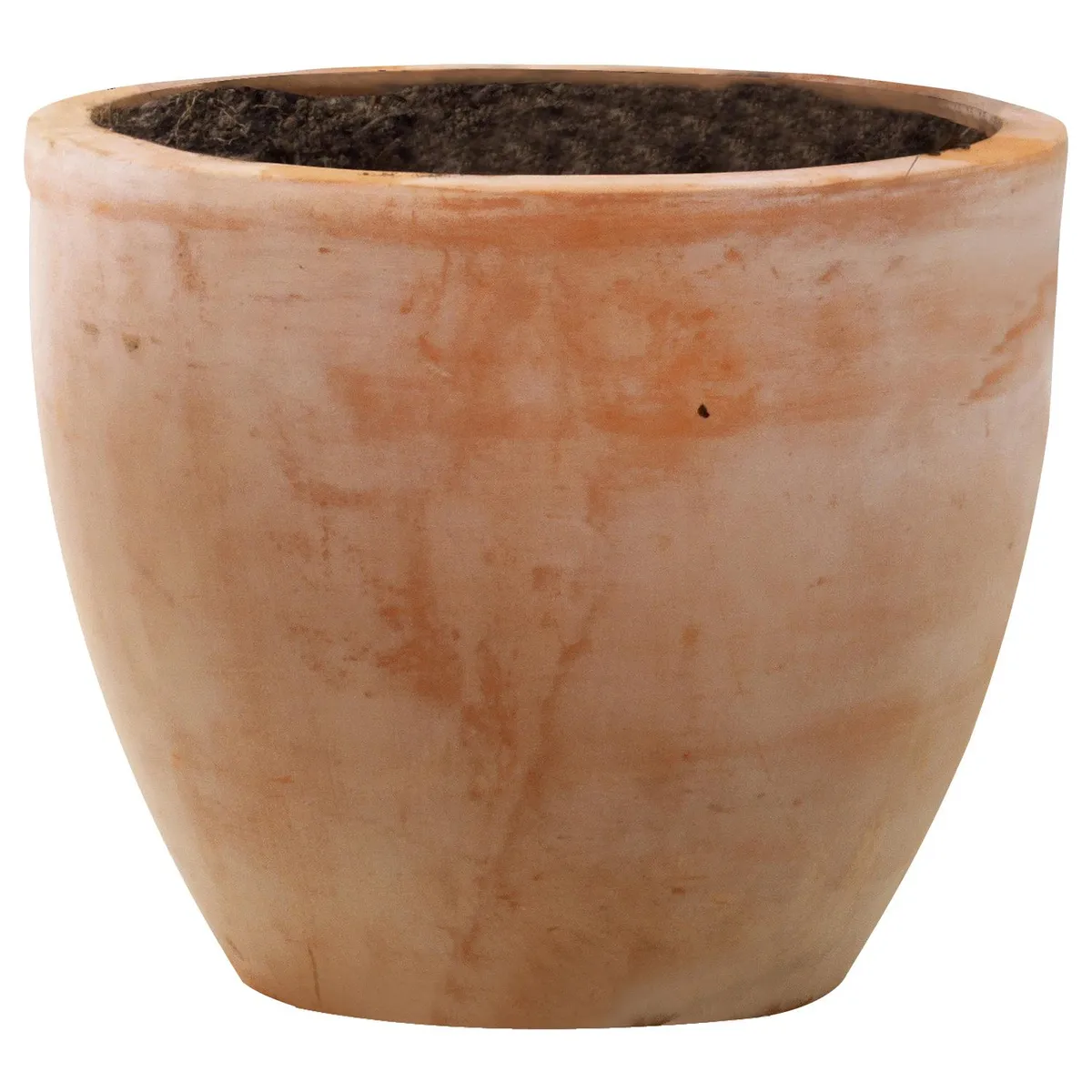 JUST HOME COLLECTION - Macetero redondo de arcilla terracota
