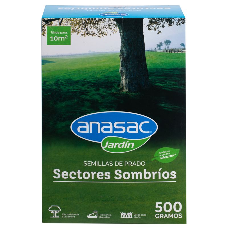 ANASAC - Semilla de Pasto Sectores Sombrios 500 gr Caja