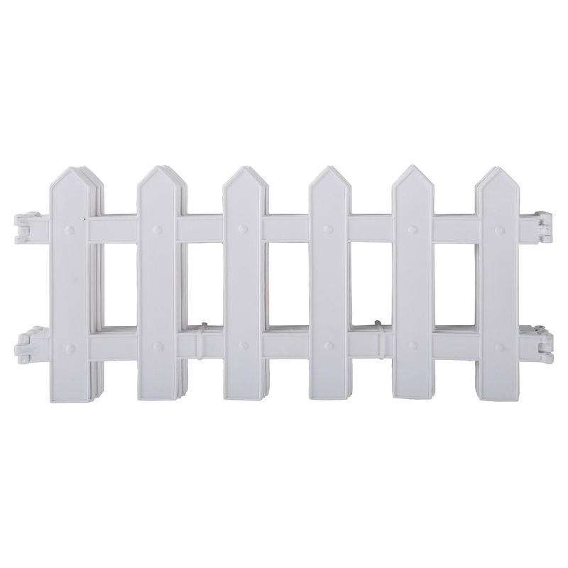 OLIVER - Reja para Jardín Plástico 3x0.25 metros Blanco