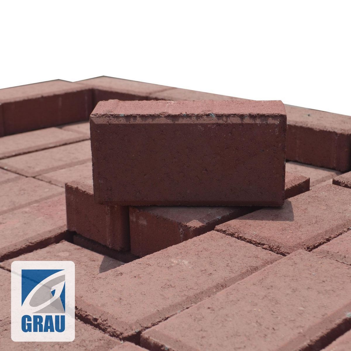 GRAU - Adocreto recto 6 rojo de 20x10x6 cm