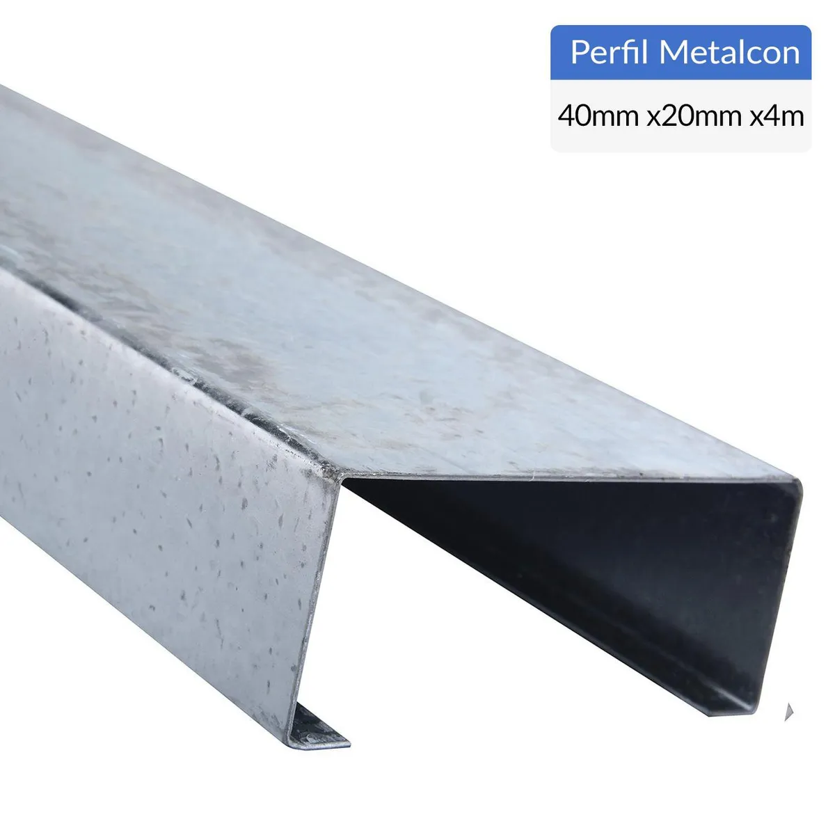 GENERICO - Perfil estructural C Metal 90x20x0.85 mm 4 m