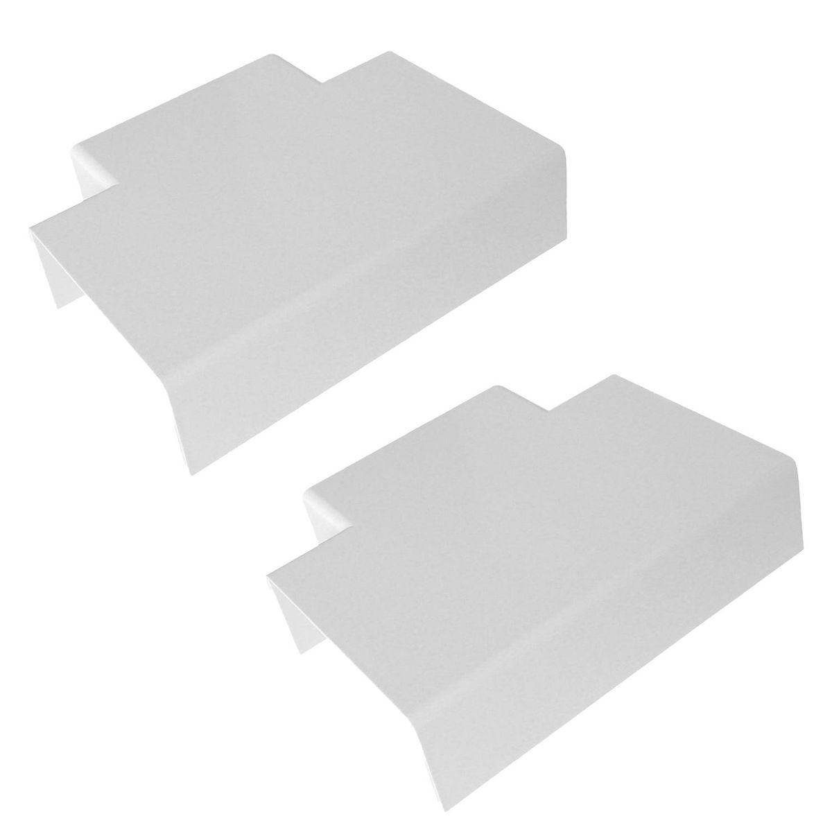 GRANTT - Set de curvas T para moldura 20x10 mm - 2 Unid.