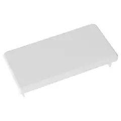 GRANTT - Set de tapas final para moldura 20x10 mm - 2 Unid.
