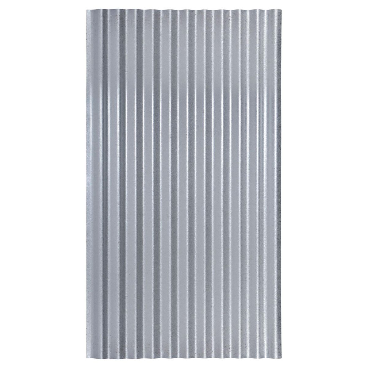 BOLKOW - Plancha Zinc Acanalada 0.4 mm 85.1x300 cm Gris AZM150