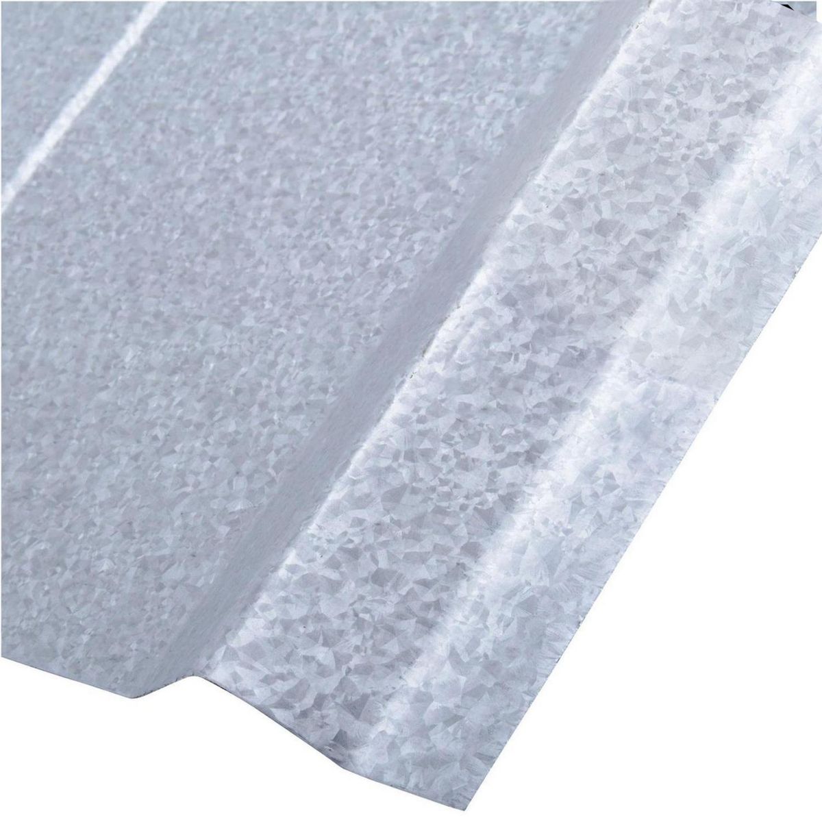 BOLKOW - Plancha Recubrimiento AZM150 Zinc 5V 0.4 mm 89.5x350 cm Gris