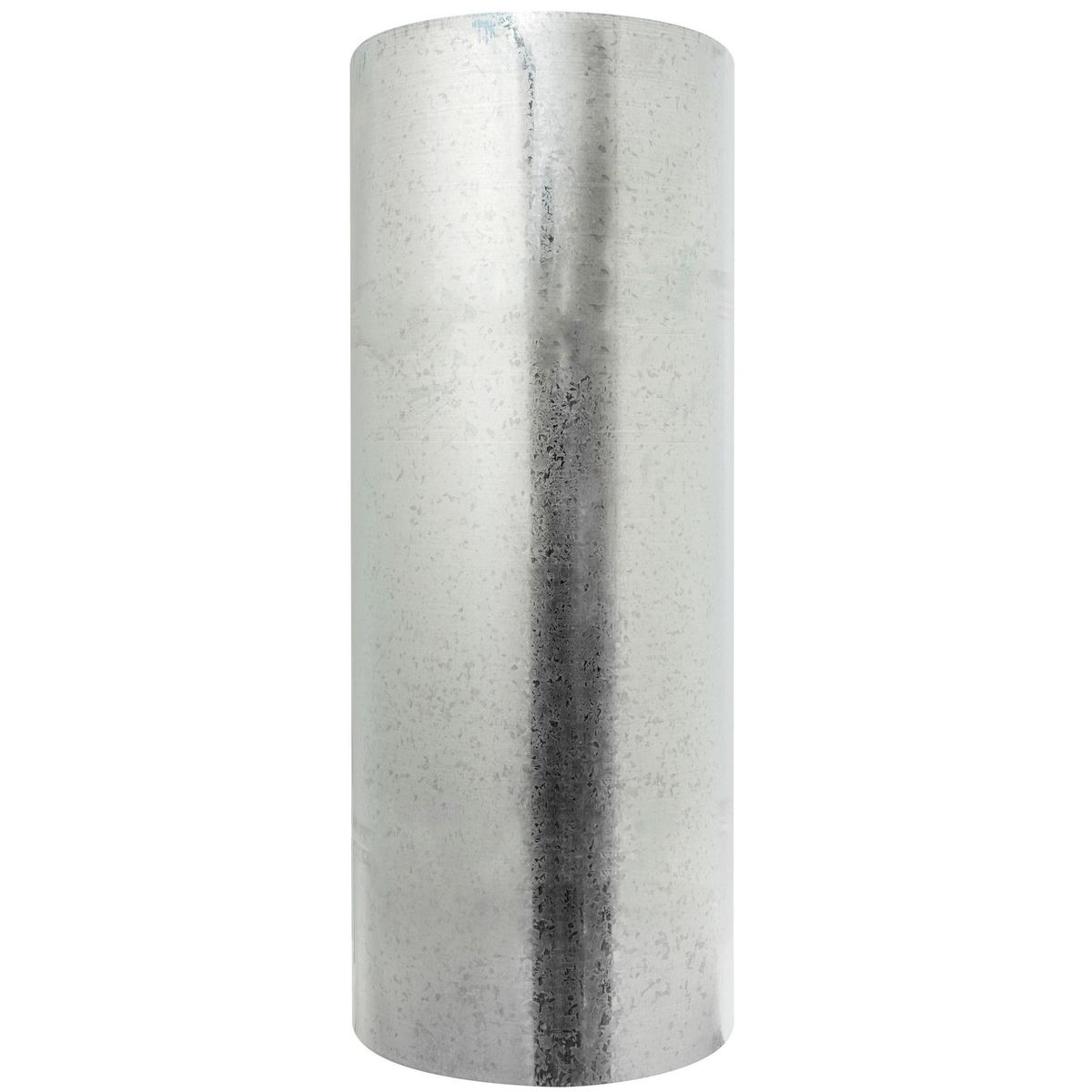 BOLKOW - Plancha Acero Galvanizado Liso 0.4 mm 100x200 cm Gris AZM180