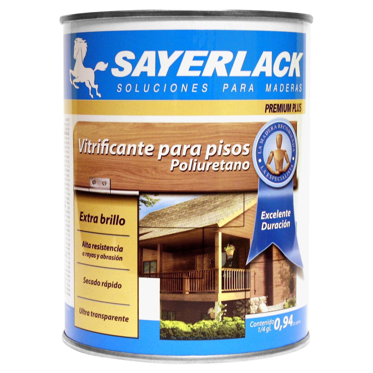 SAYERLACK - Barniz Vitrificante Brillante 0.25 galón(es) Incoloro