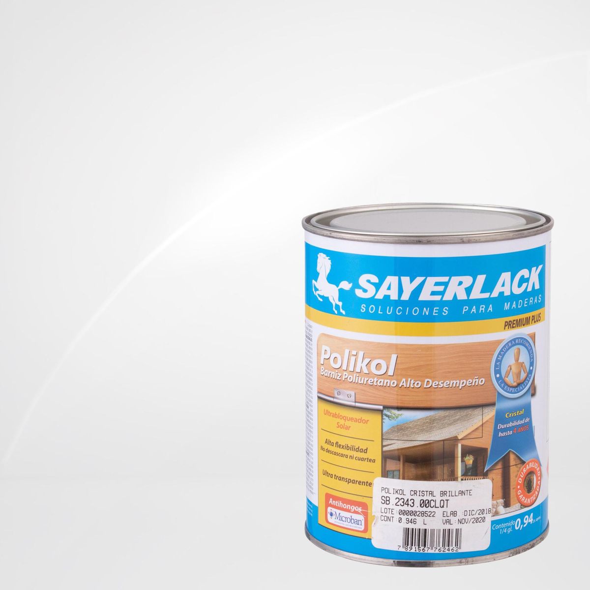 SAYERLACK - Barniz Poliuretano Brillante 0.25 galón(es) Trasparente