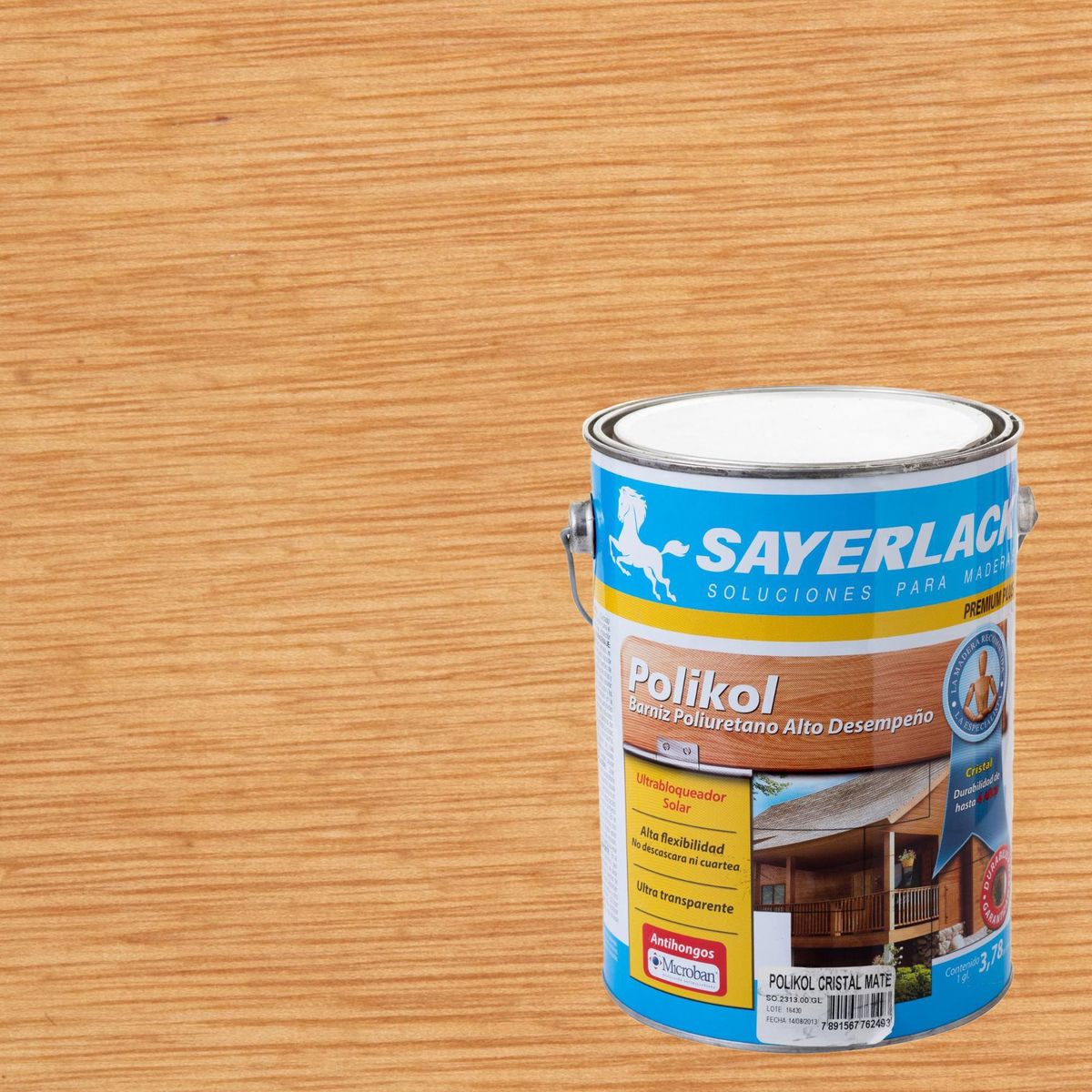 SAYERLACK - Barniz Poliuretano Mate 1 galón(es) Trasparente