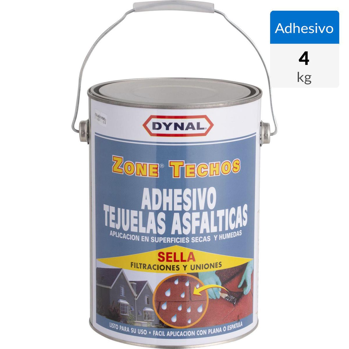 DYNAL - Adhesivo para tejas asfálticas 4 kg