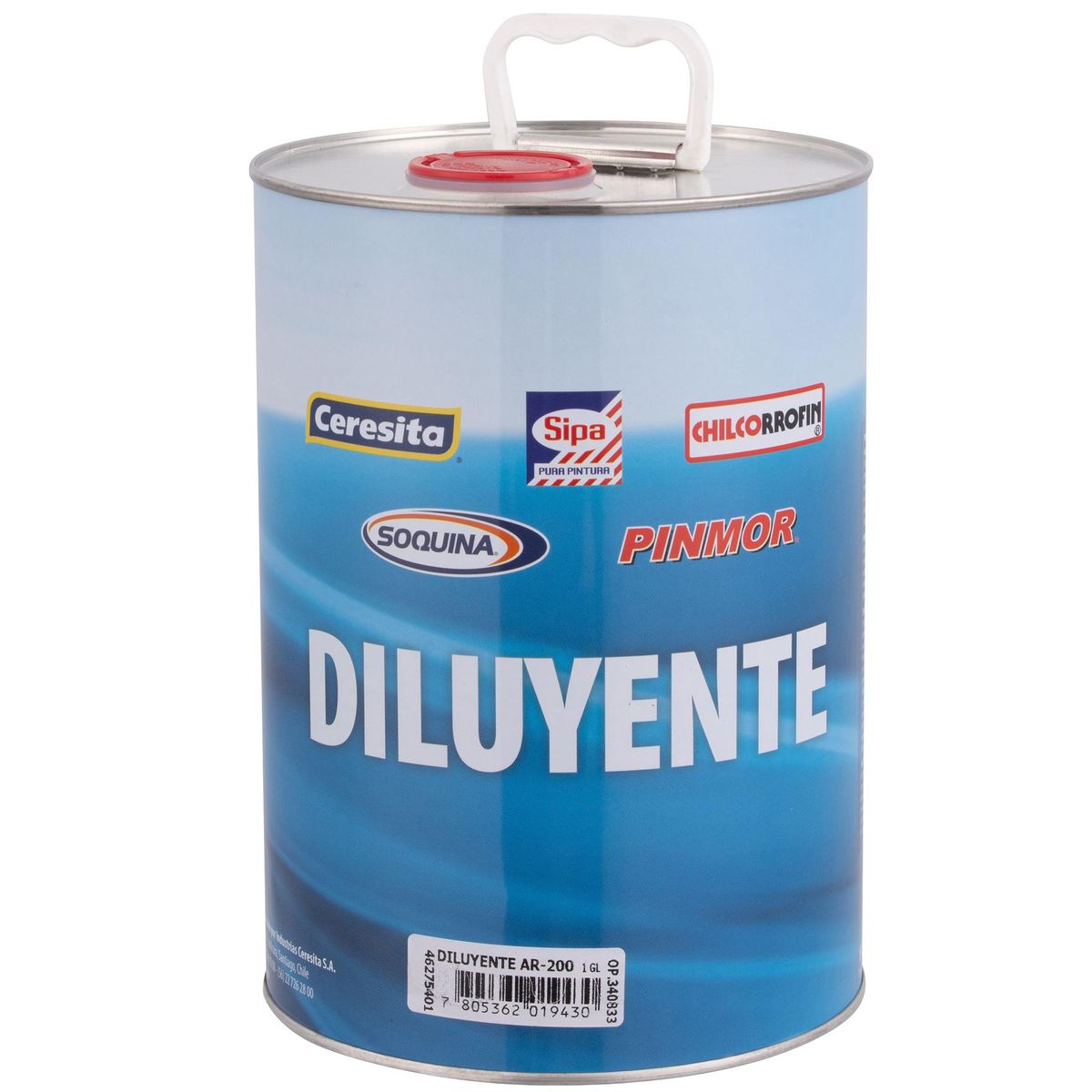 Diluyente para piscinas 1 gl, marca SIPA - Foto Principal