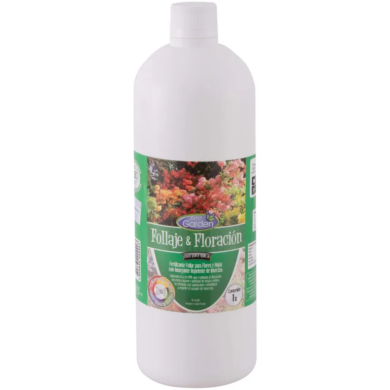 Fertilizante para plantas y flores líquido 1 litro botella