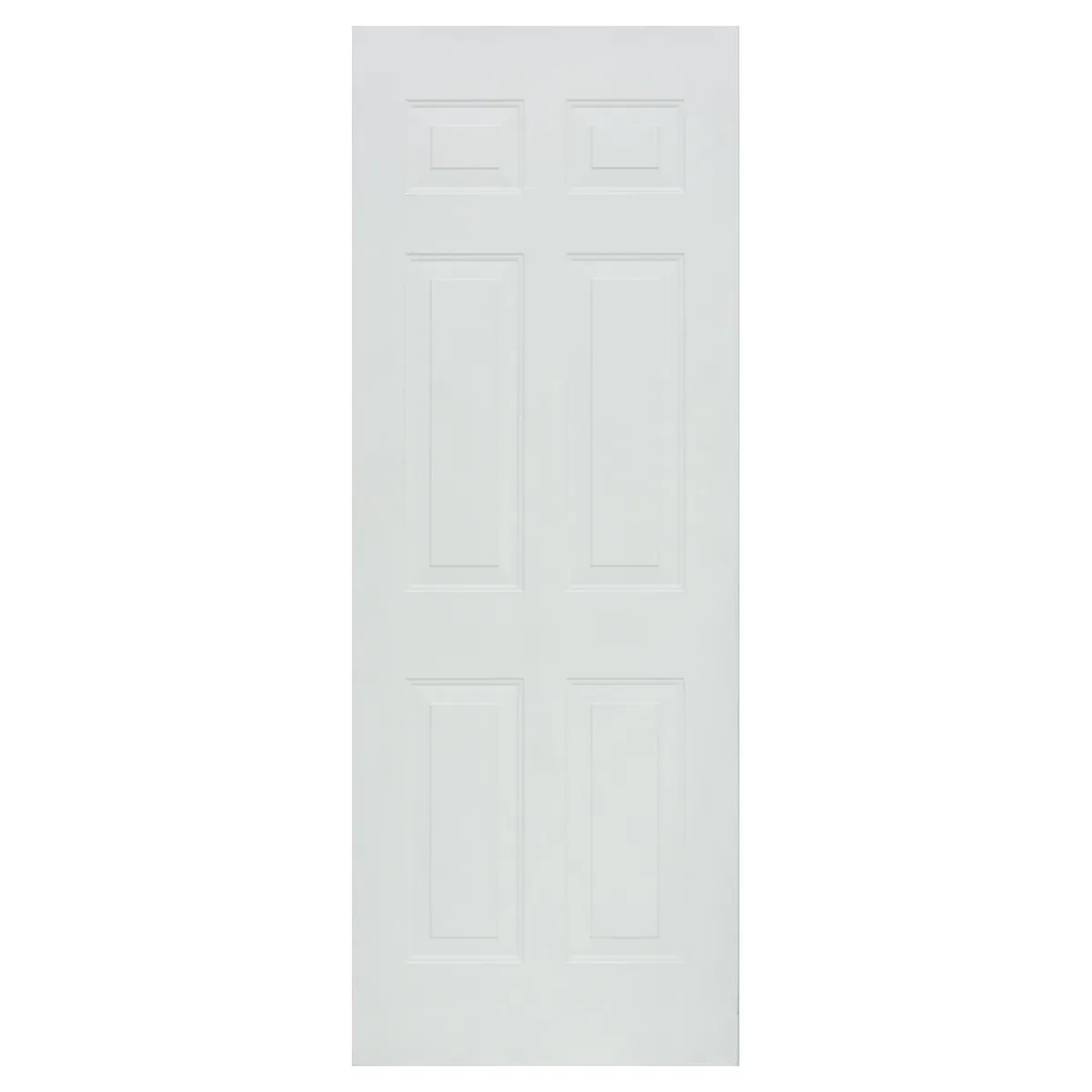 HOLZTEK - Puerta Bostonian Acero C/6 Paneles Blanco