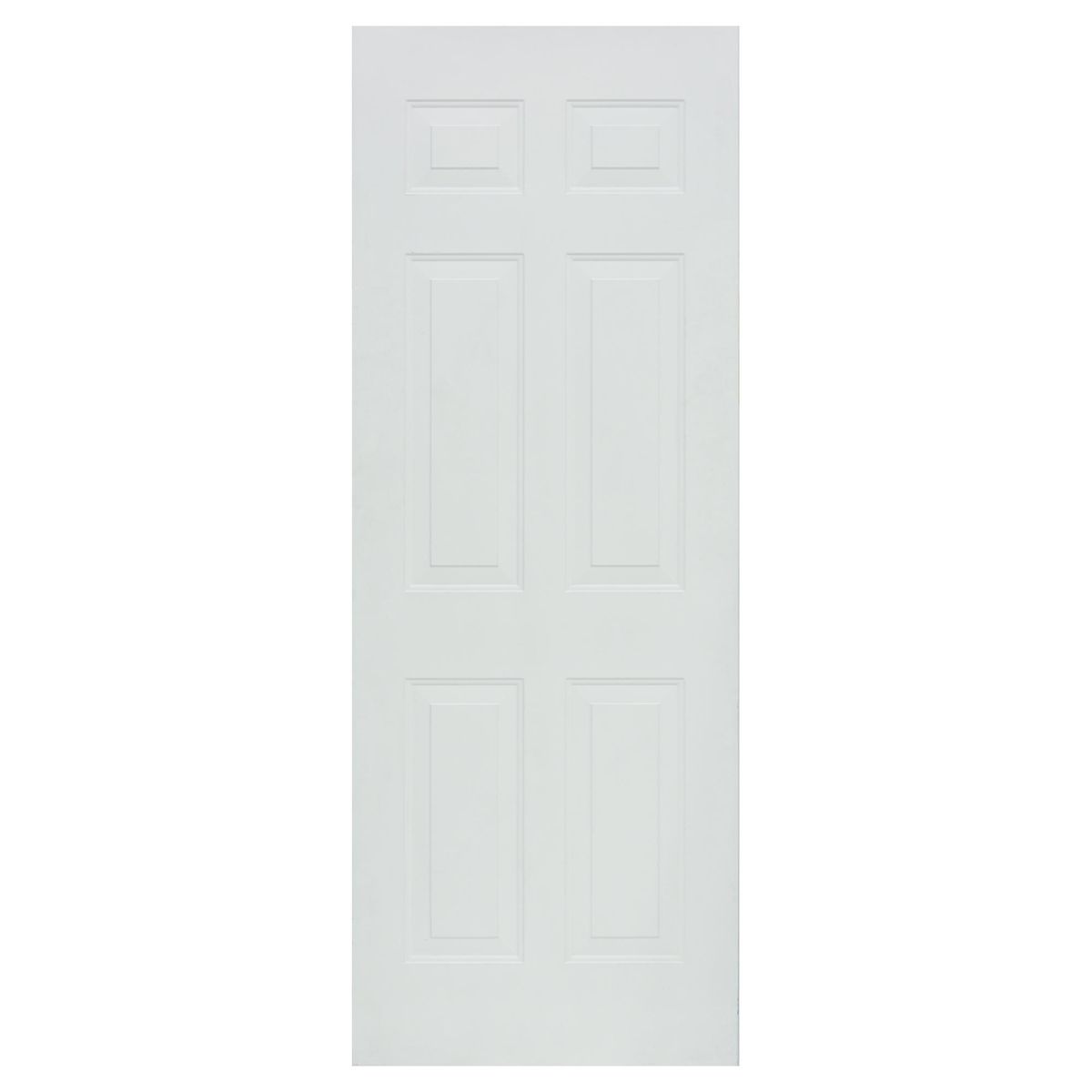 HOLZTEK - Puerta Bostonian Acero C/6 Paneles Blanco