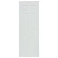 HOLZTEK - Puerta Bostonian Acero C/6 Paneles Blanco