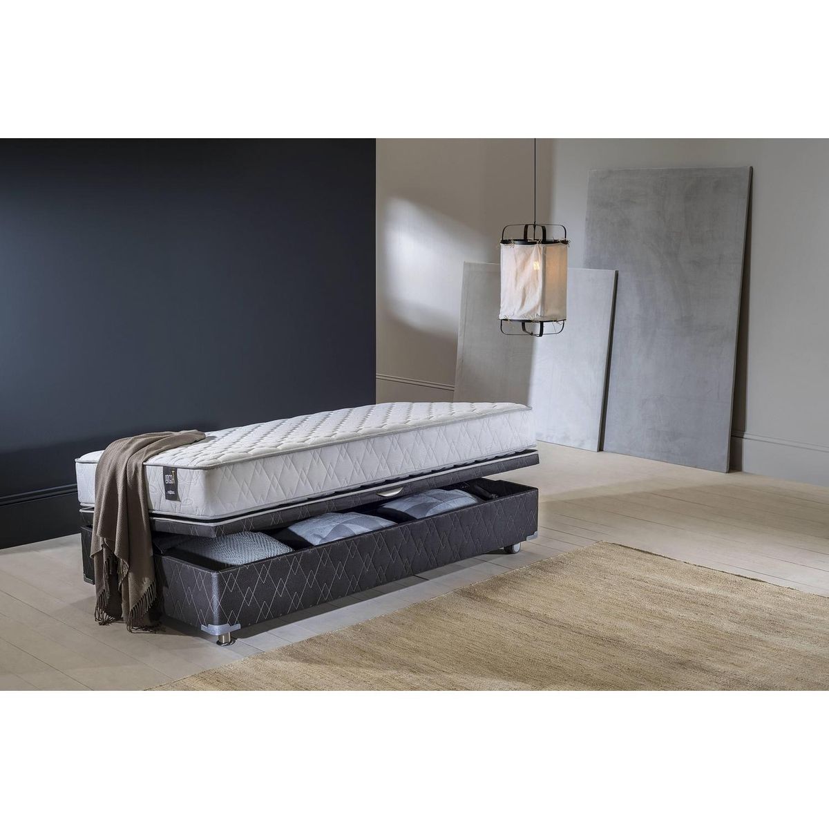 ROSEN - Cama americana Boxet Ergo T 1,5 Plazas