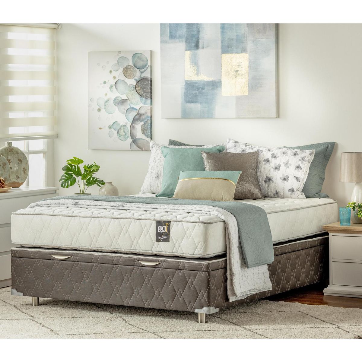 ROSEN -  2 plazas Americana ERGO T Blanco/chocolate