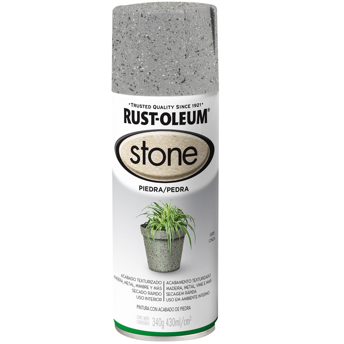 RUST OLEUM - Pintura Spray Spray 0.43 l Mate Gris
