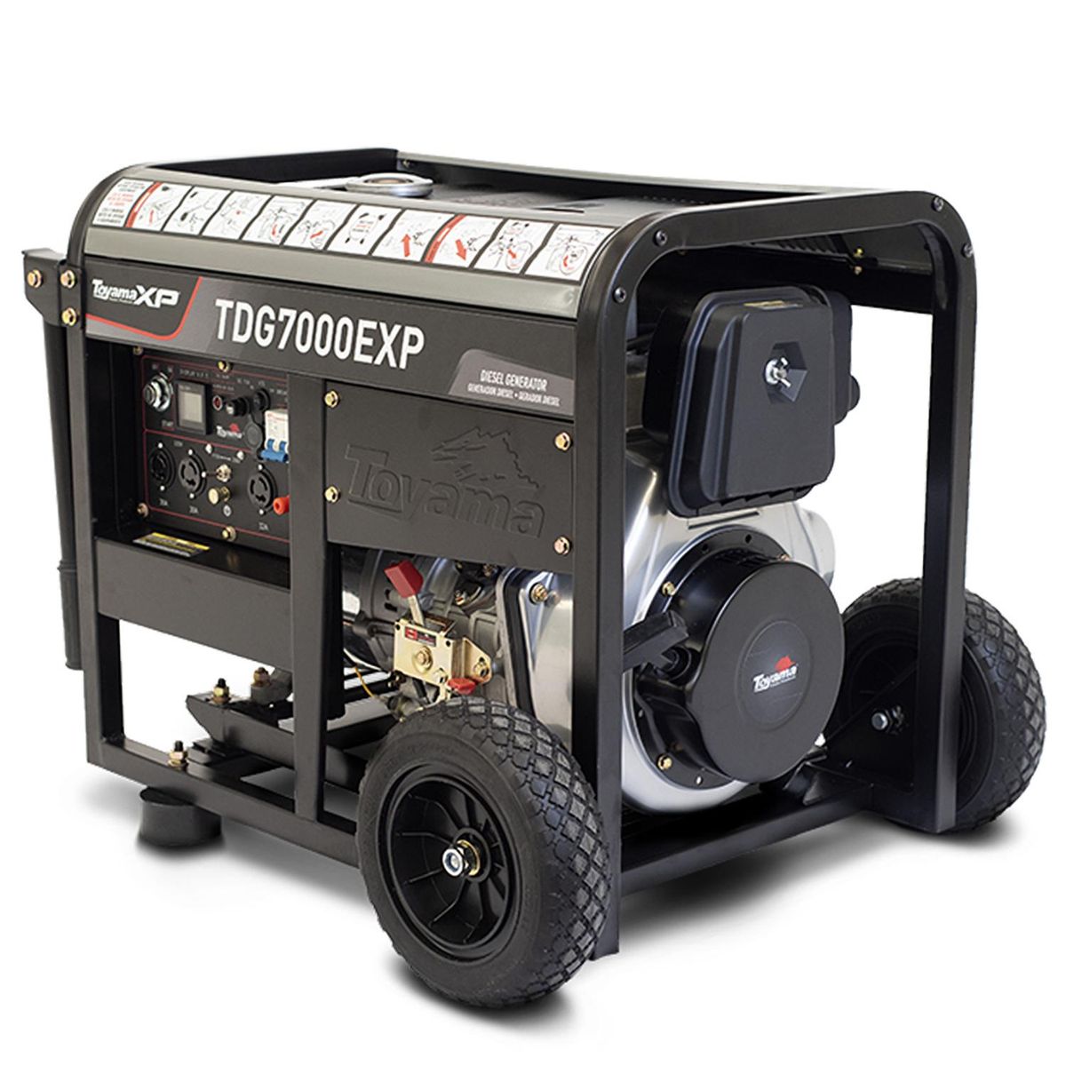 TOYAMA - Generador Diesel Tdg7000Exp Partida Electrica Sin Ats