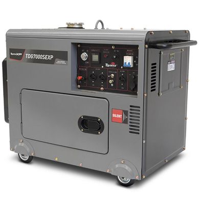 Generador elctrico a diesel insonorizado 5000W.