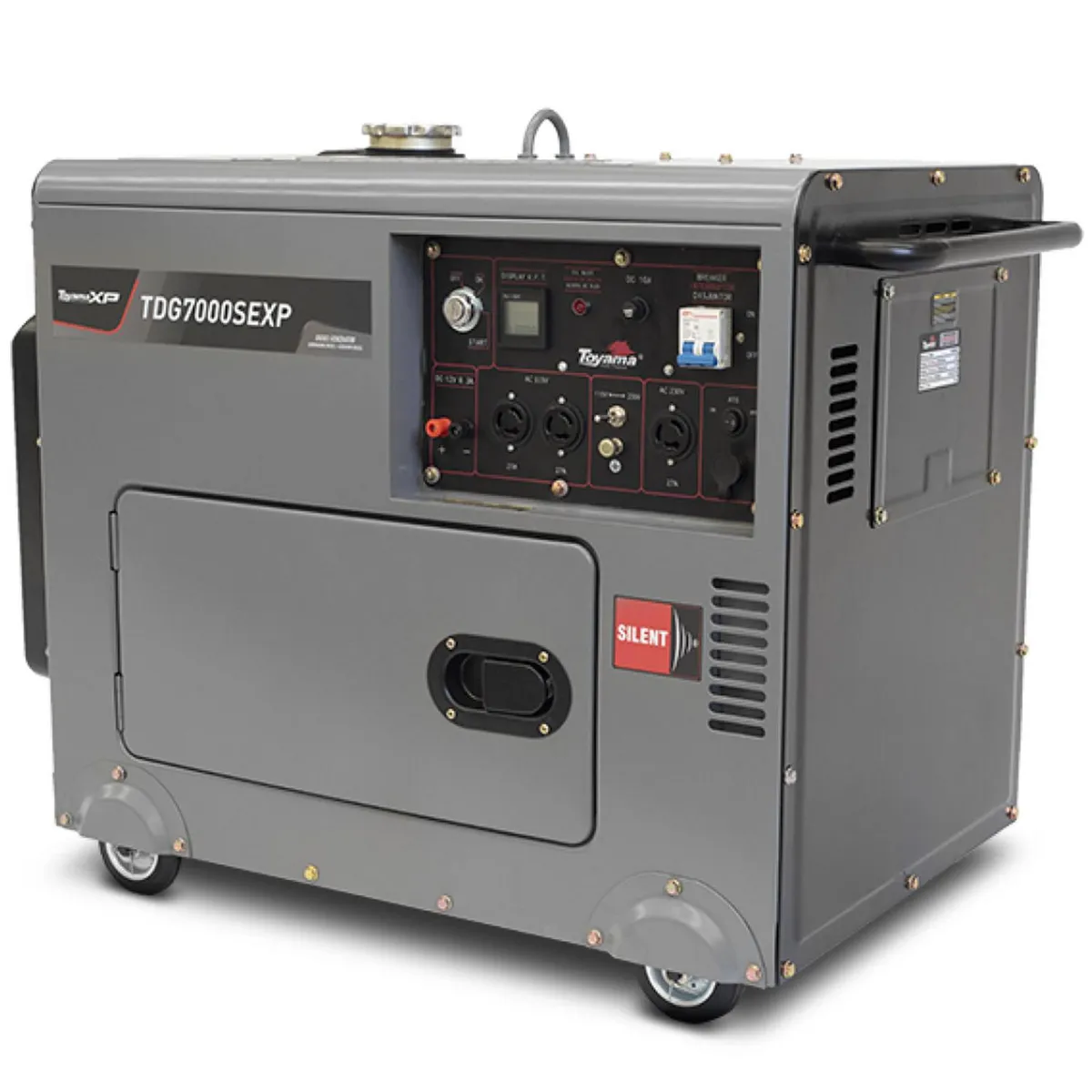 TOYAMA - Generador Eléctrico a Diésel Partida Eléctrica 5000 W 14 l