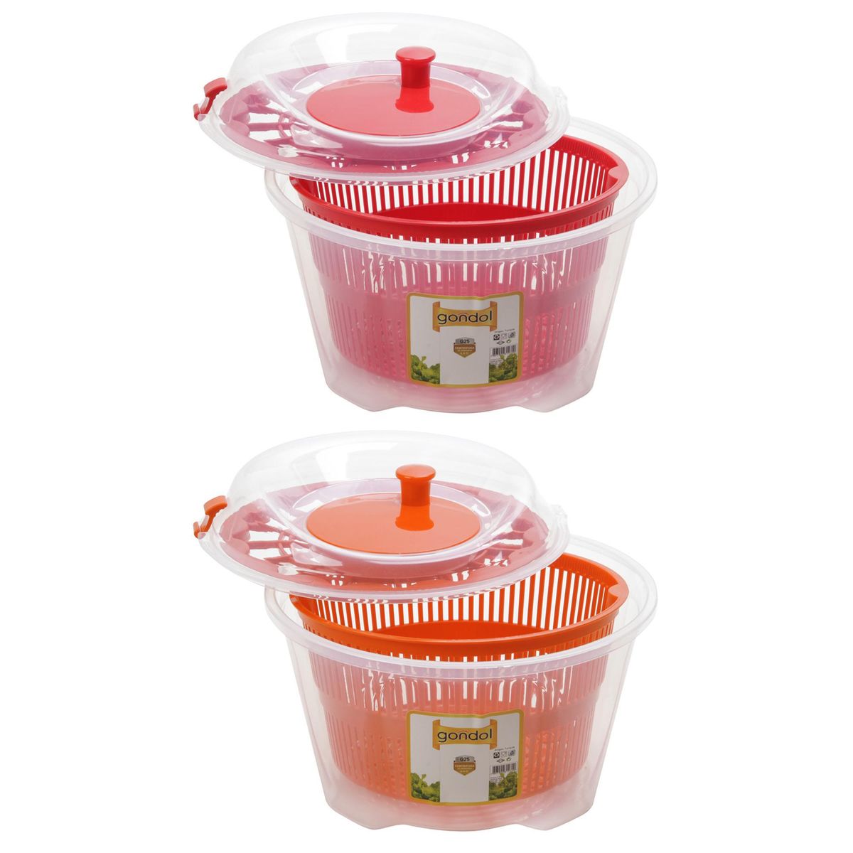 Centrífuga para verduras 4,4 l Colores Surtidos, marca GONDOL - Foto 2