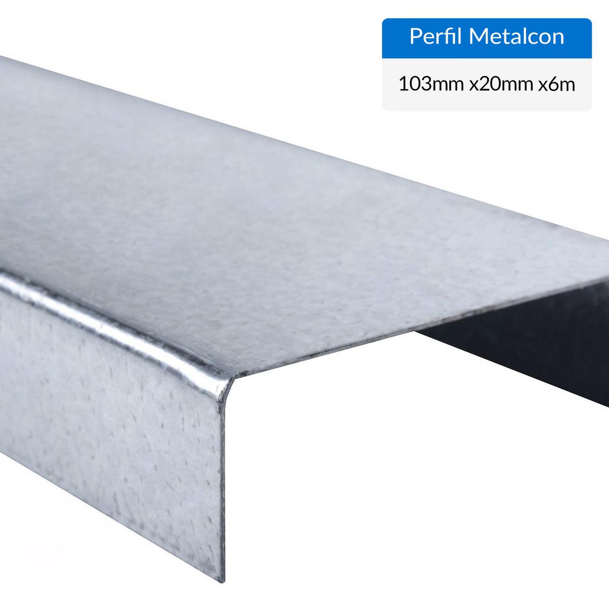GENERICO - Perfil U Metalcon Estructural Metal 103x20x0.85 mm 6 m