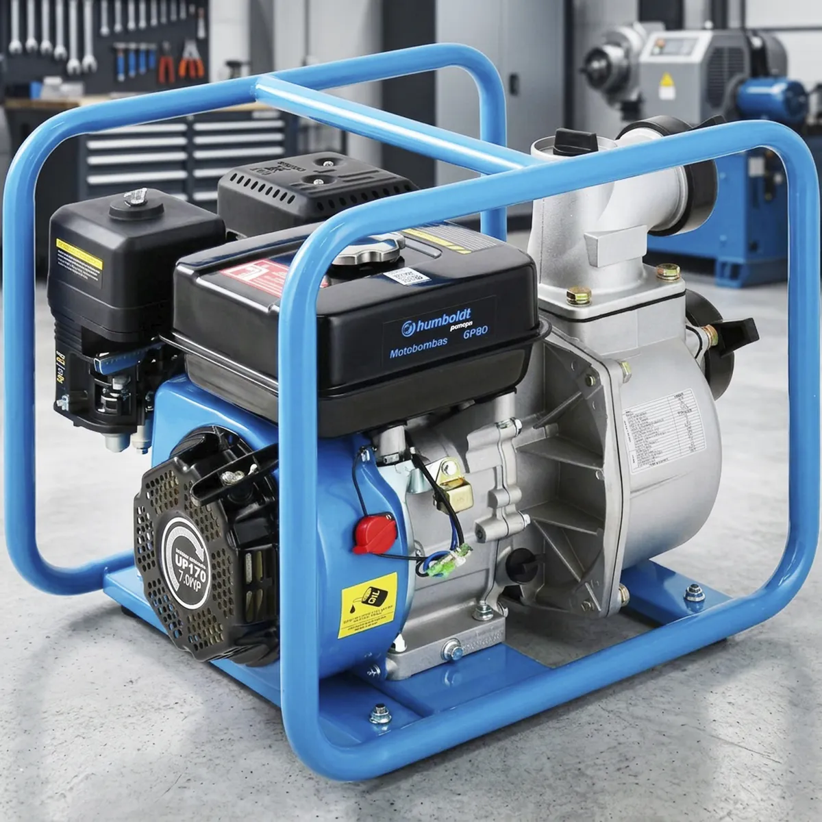Motobomba a Gasolina 3" 7HP 1000L/min, marca HUMBOLDT - Foto 2