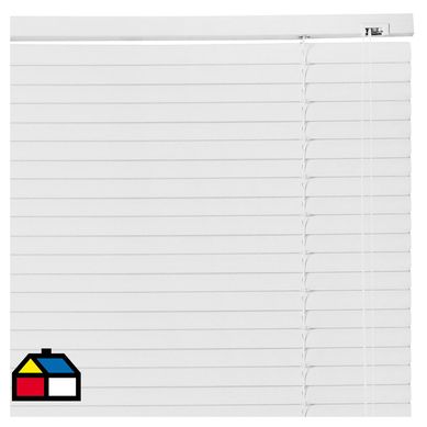Persiana PVC 100X165 blanco.