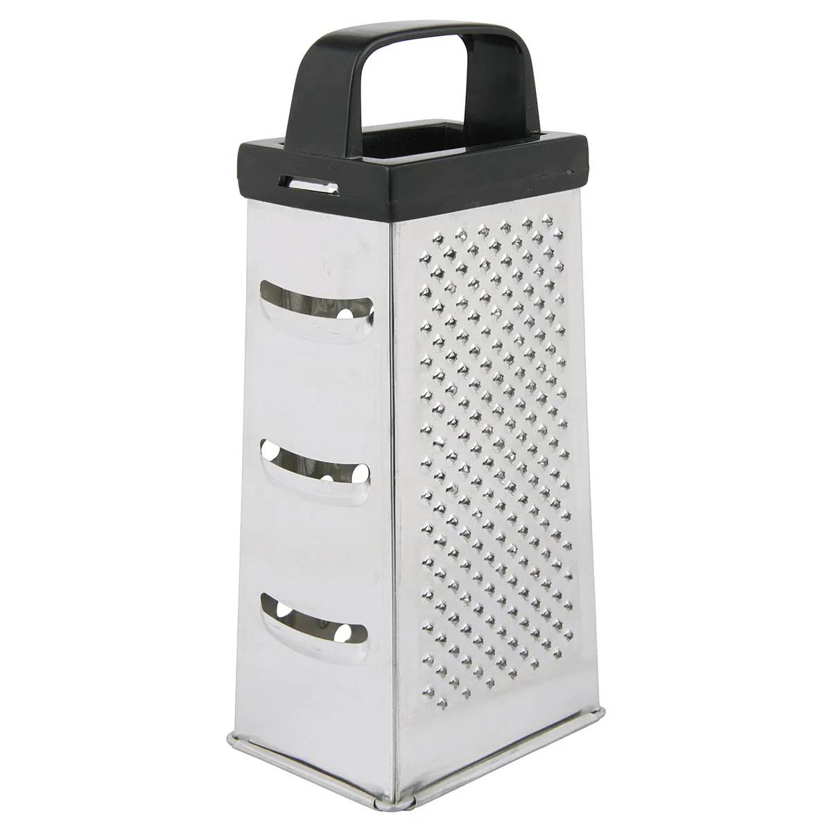 CASA BONITA - Rallador Multiusos Casa Bonita 4 Lados Gris 25 cm