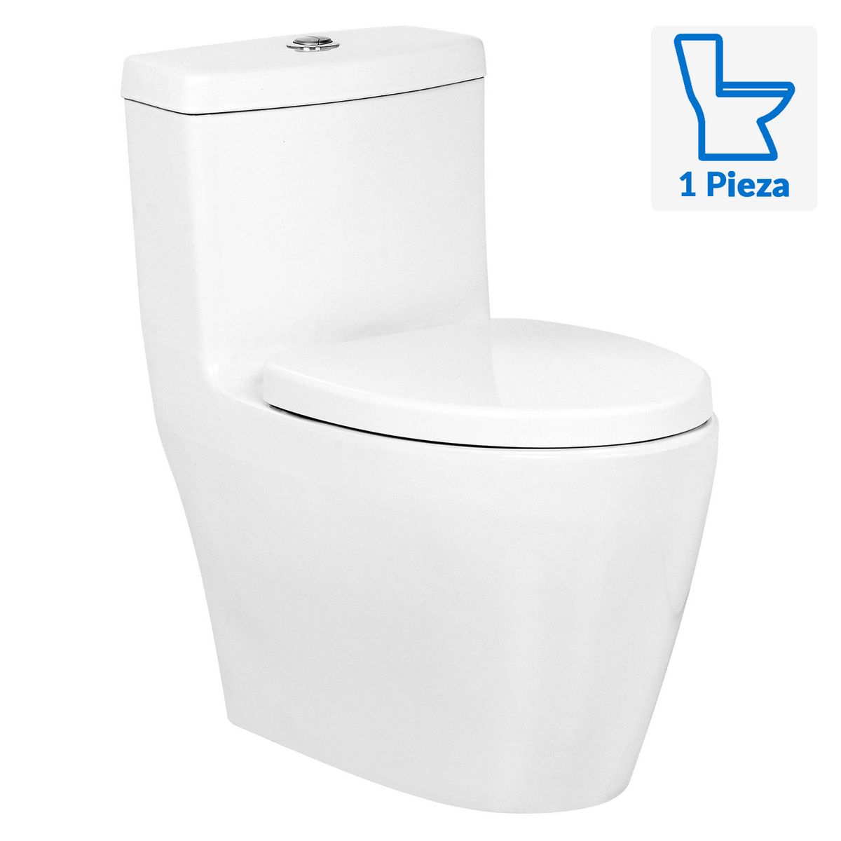 BRIGGS - Sanitario One piece a Piso 30,5 cm 6 Litros Fonte blanco