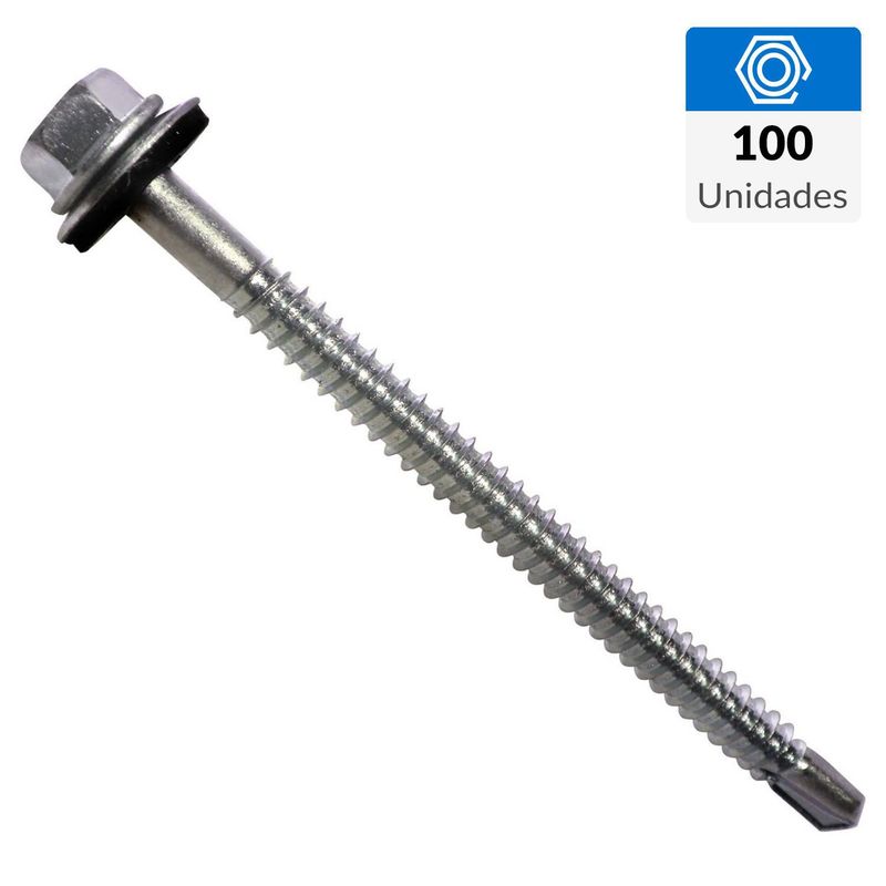 MAMUT - Tornillo Autoperforante Cabeza Hexagonal Metal 3 " 12 mm 100 unidad(es)