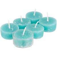 Set de Velas Tealight Sandía 6 unidades Turquesa